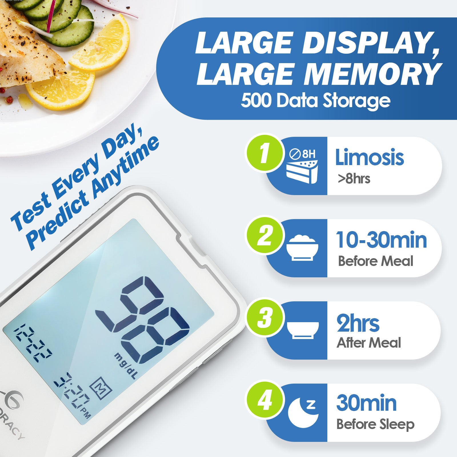 Glucoracy G-425-2 Kit | 50 test strips
