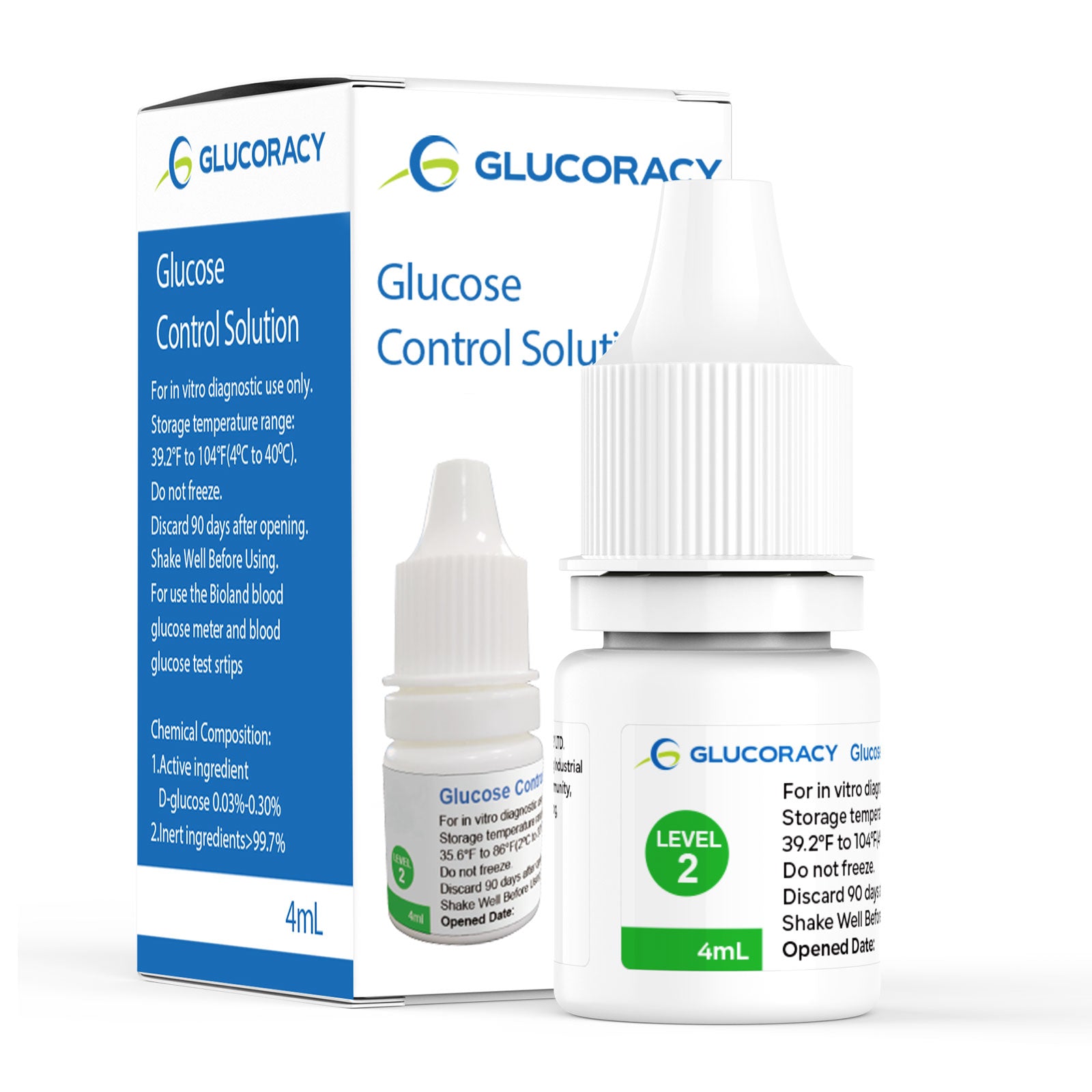 Glucoracy g-425-2 Glucose Control Solution