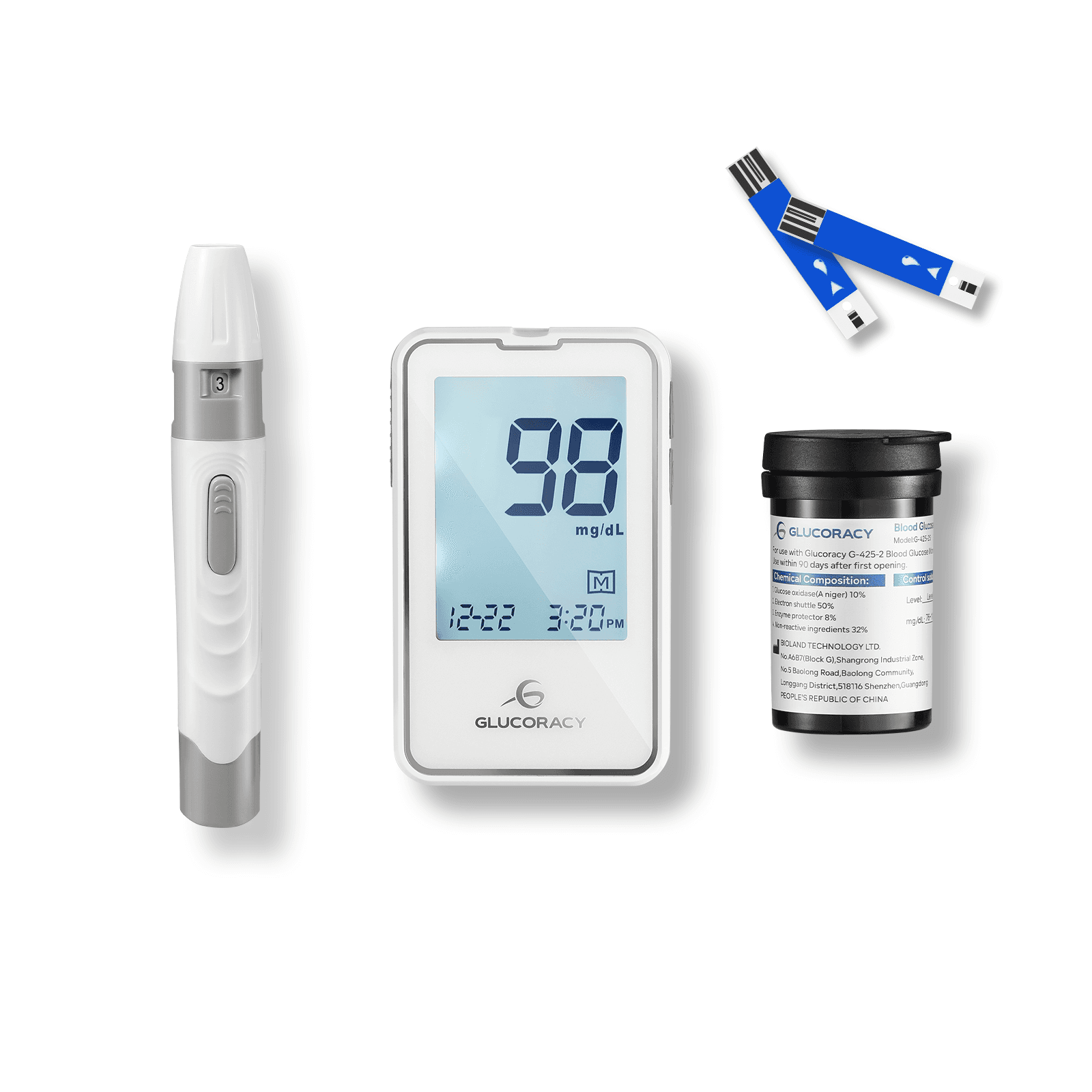 g-425-2 blood glucose minitor kit